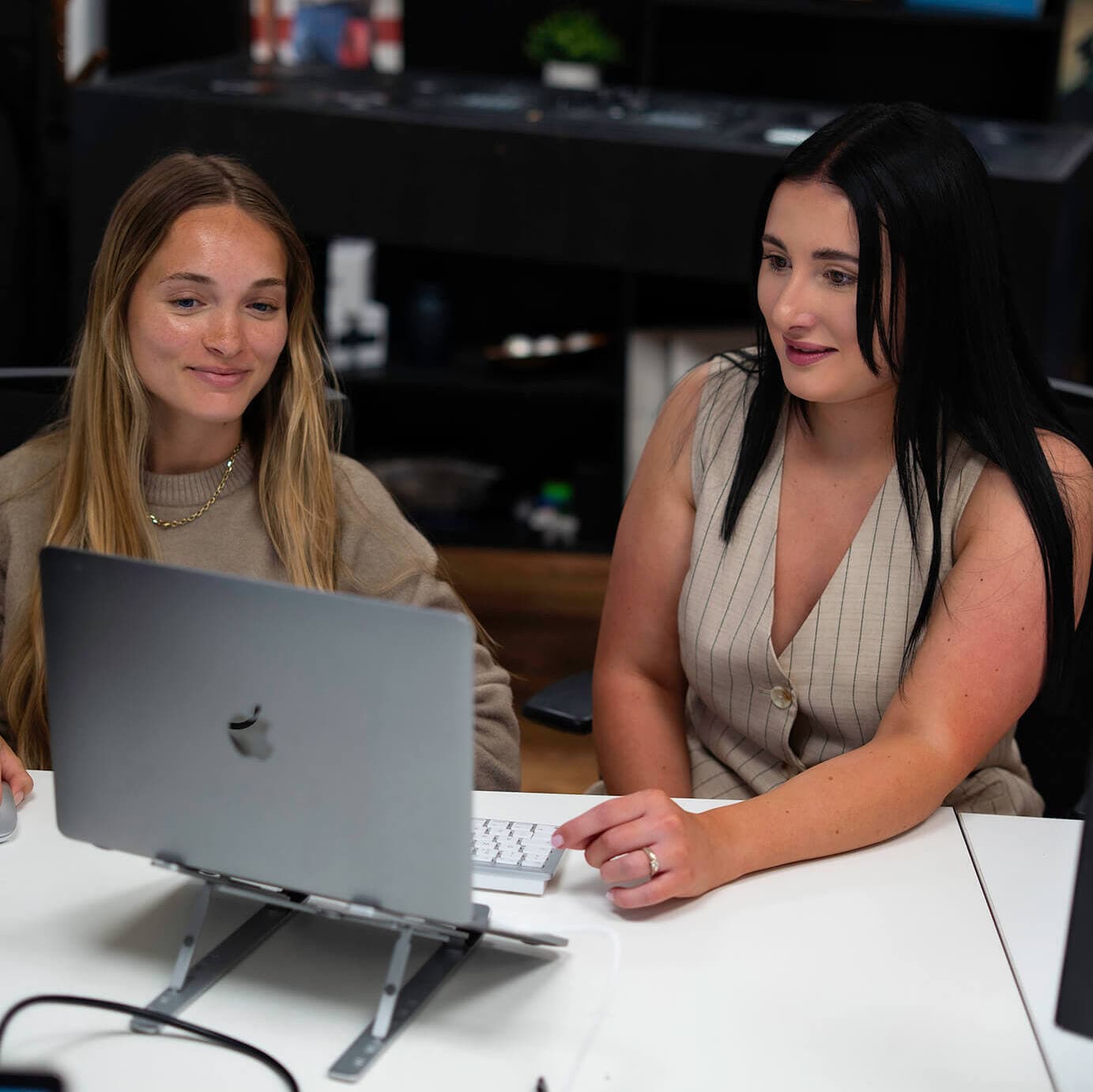 Enablement Group consultants collaborating with a client